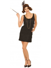 Black Flapper Dress 20s Flapper Costume - Womens 20s Costumes
